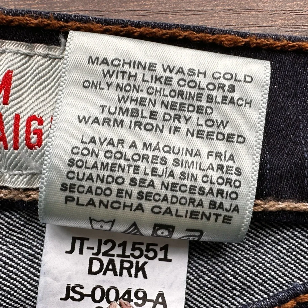 Justin Boots Men’s J2 Slim Straight 31x36 Jeans